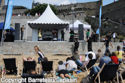 La Plage Bonobo  Saint Malo lors de la Route du Rock 2010